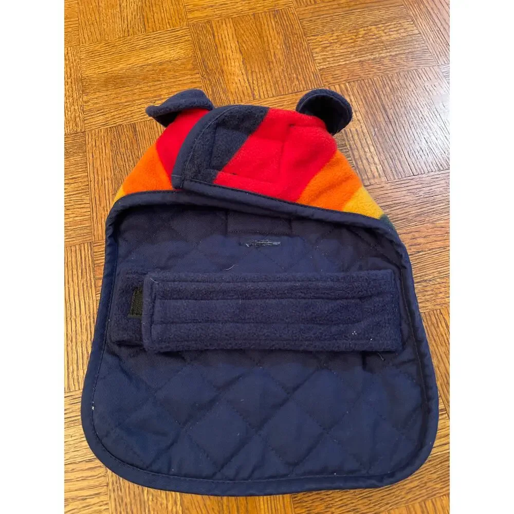 Pendleton fleece striped dog jacket size extra small - Picture 2 of 5